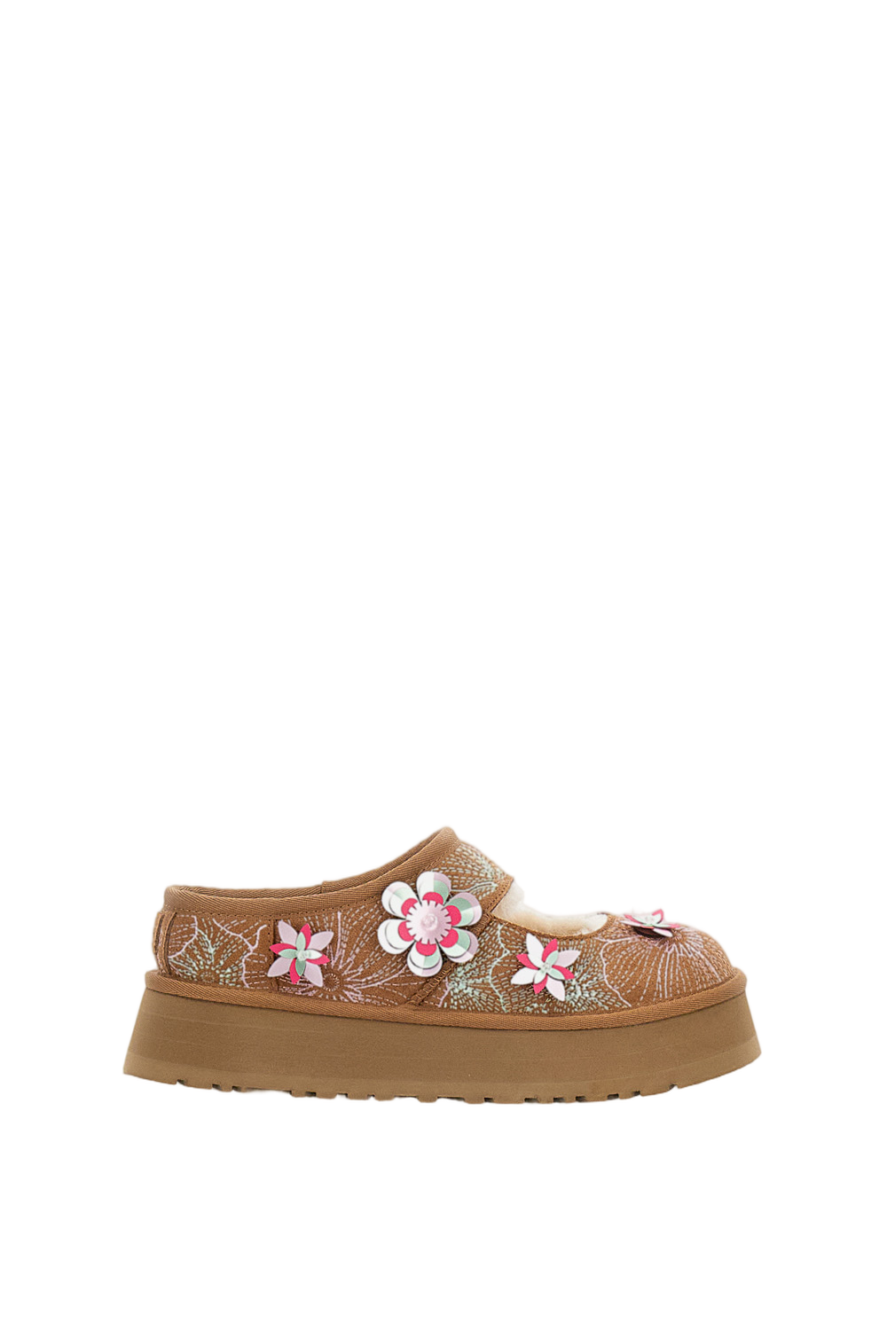 Brown Bea Mary Jane Meadow Suede Shoes