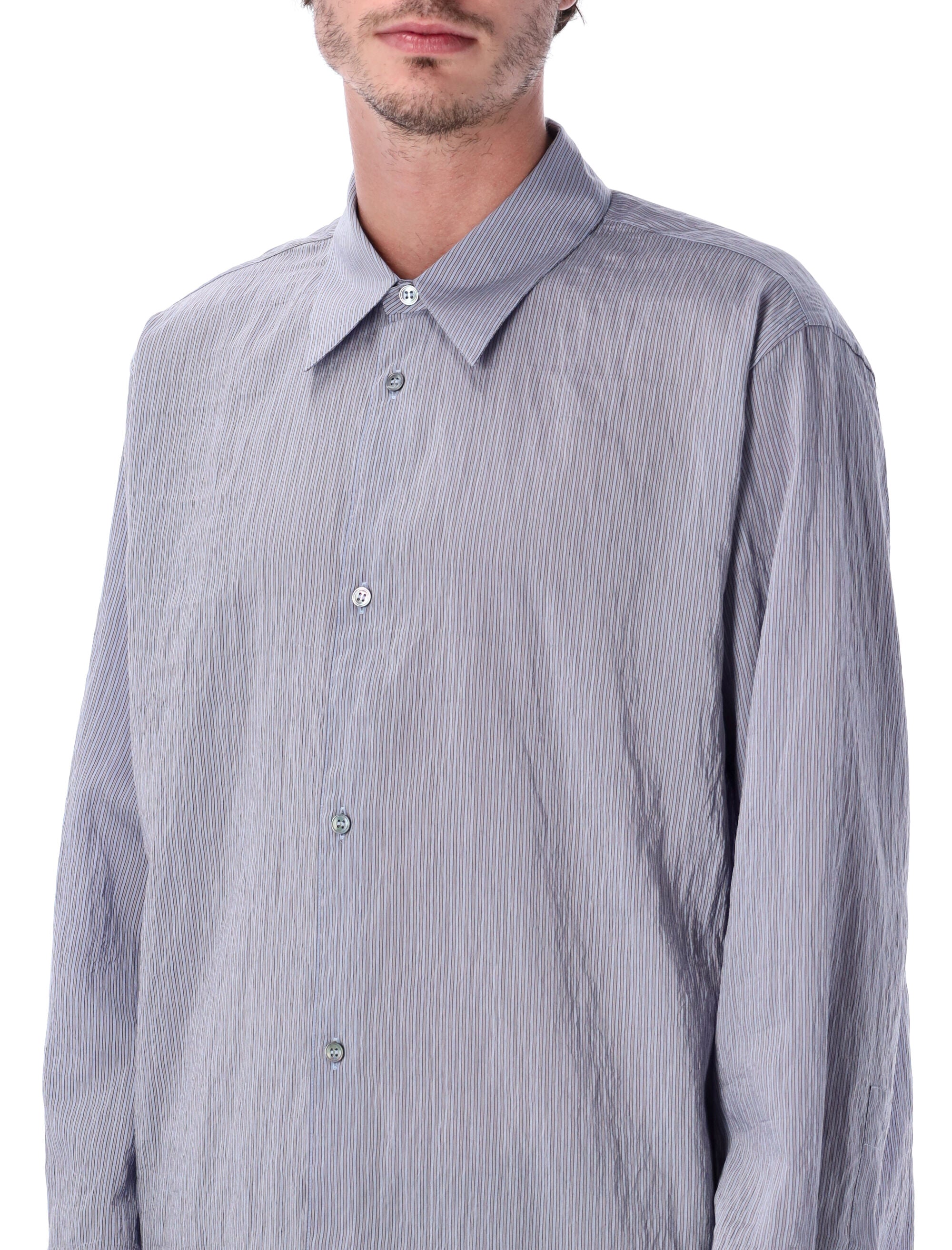 View Lilac Striped Lyocell Shirt