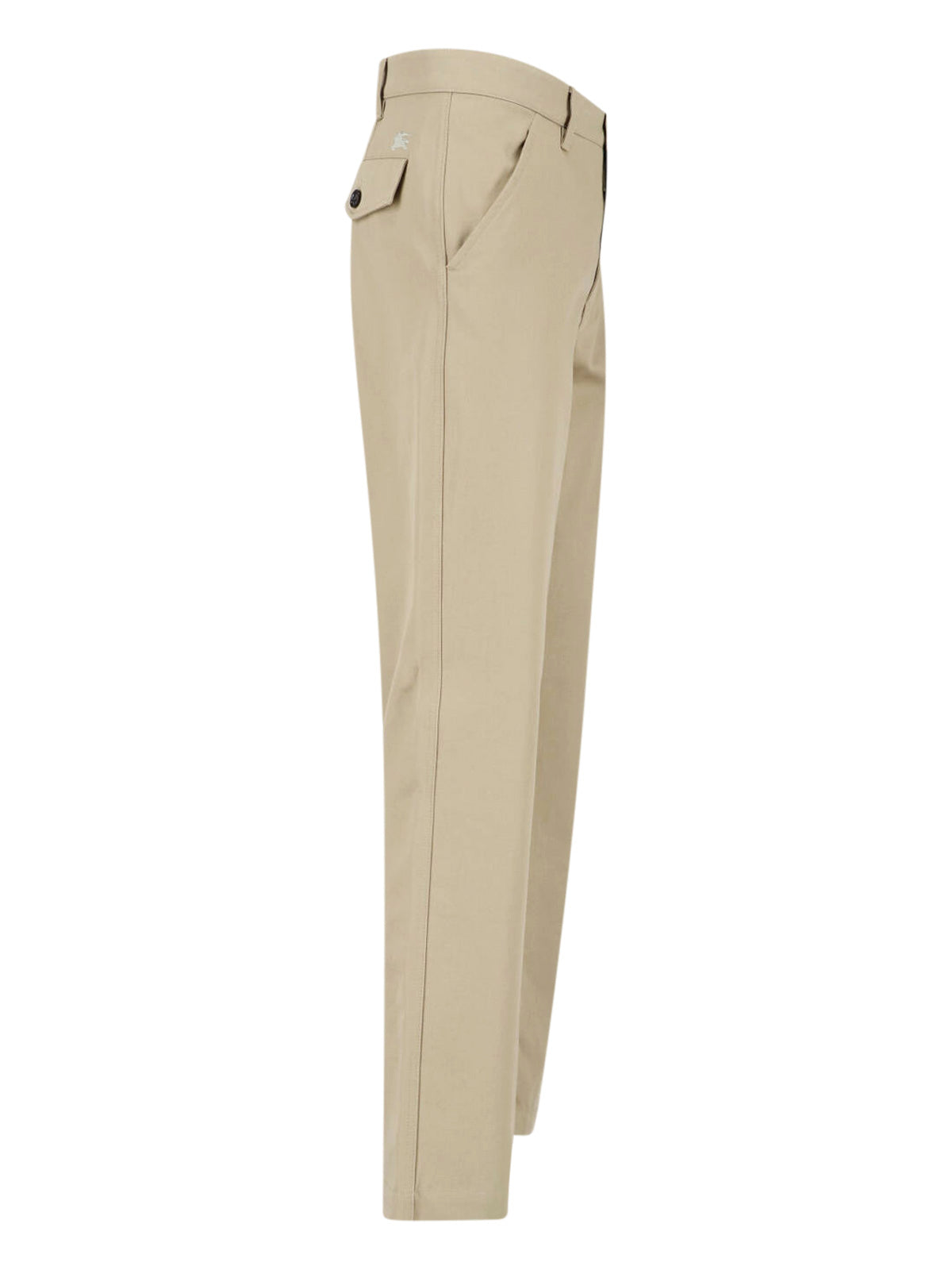 Beige Arthur Straight-Leg Cotton Trousers
