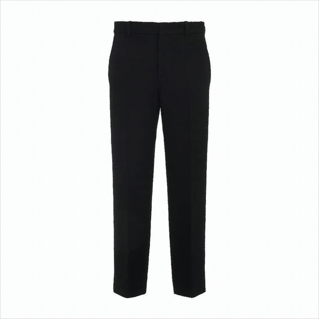 Straight-Leg Tailored Suit Pants with High Waist