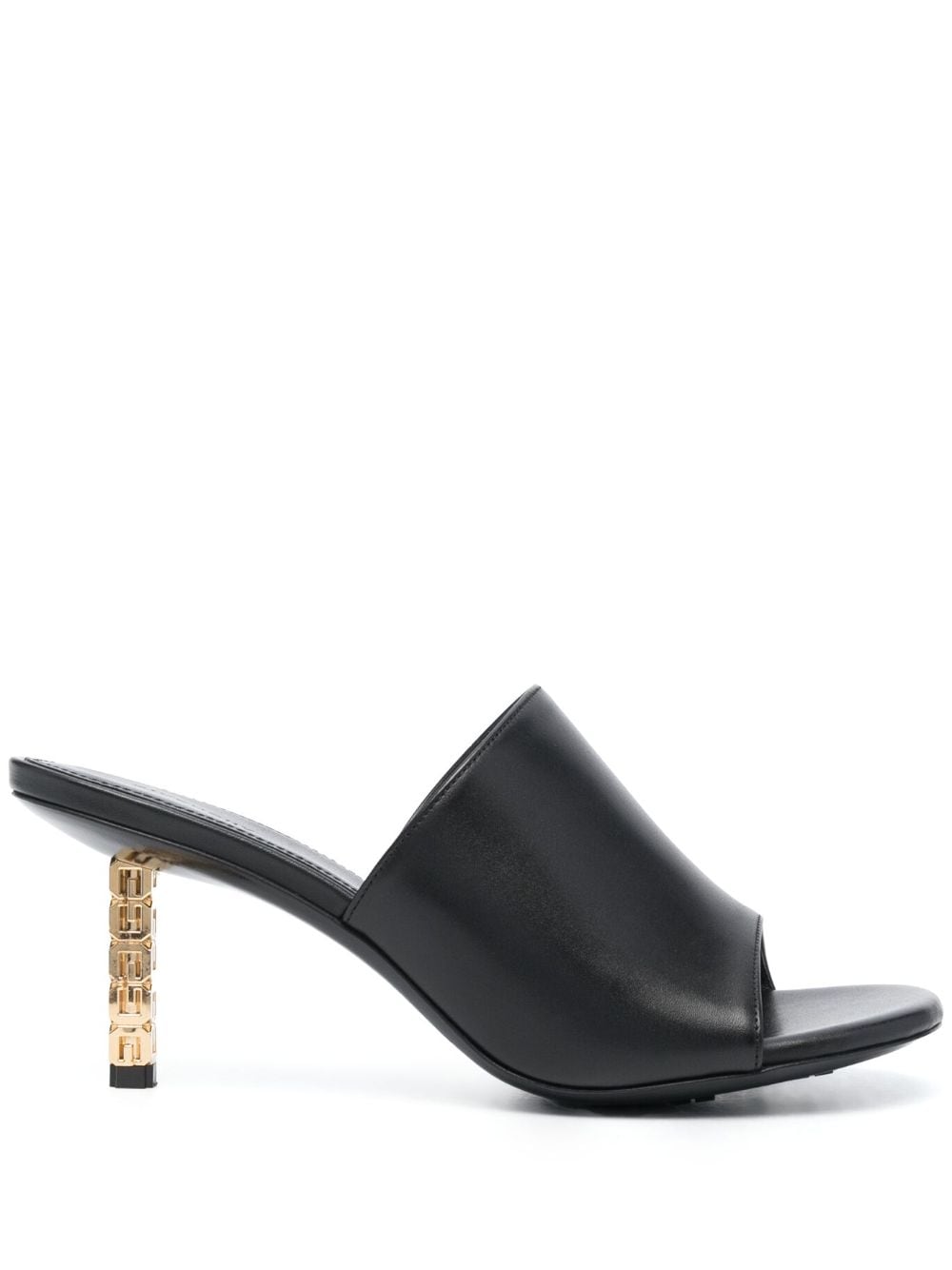 G Cube 75mm Calf Leather Mules