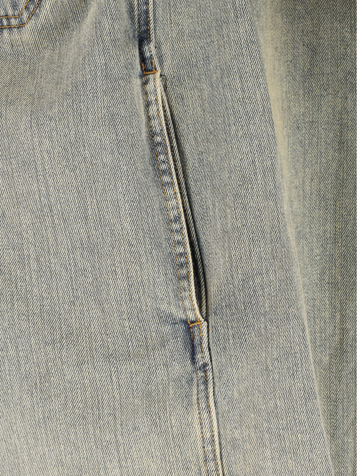 Grey Relaxed Washed Denim Shirt