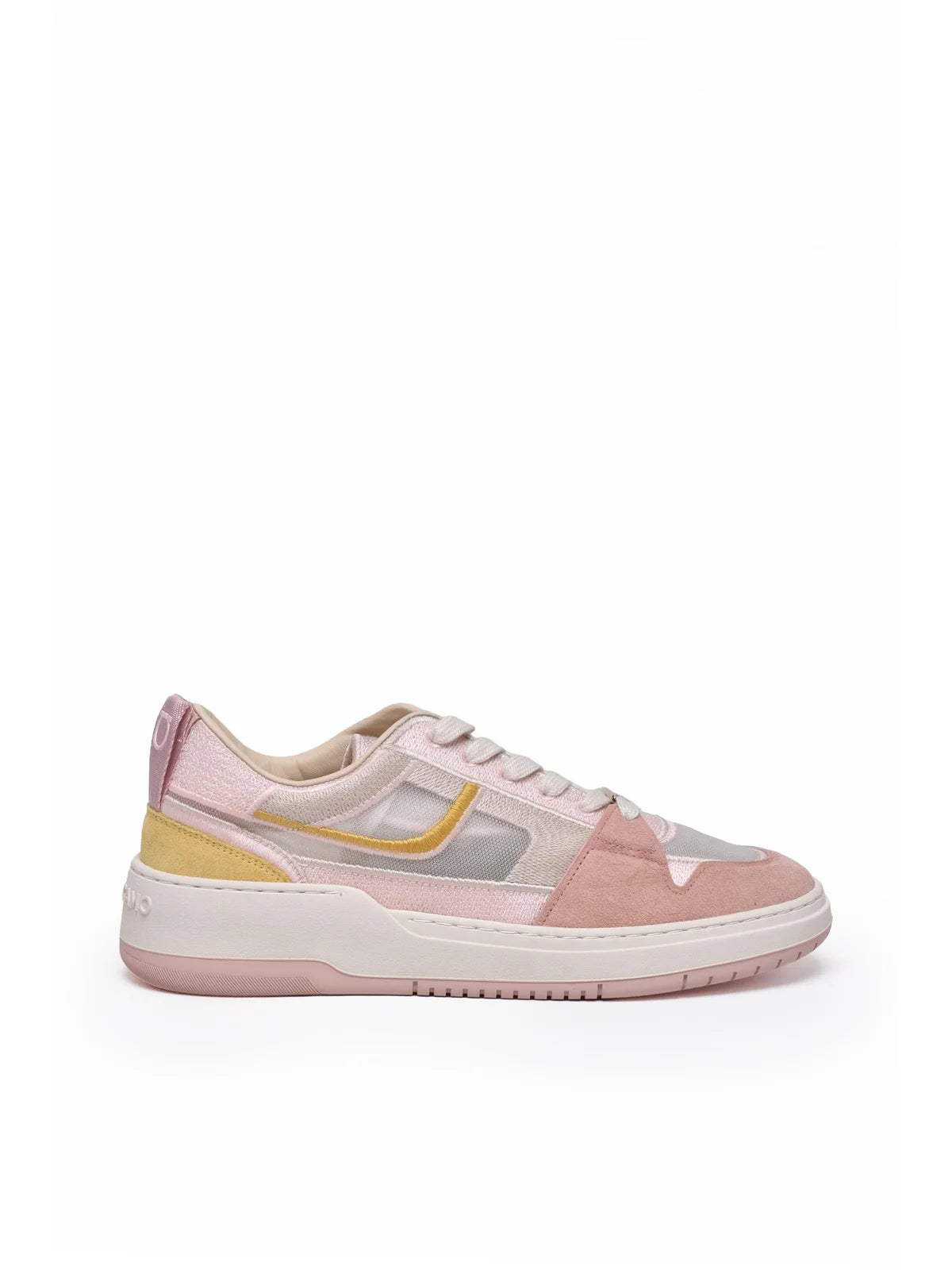White 'Destiny' Leather Sneakers