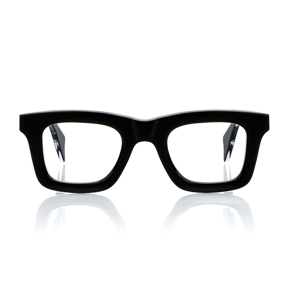 Concept Eyewear Mk308 Squared Satin Black Acetate Eyewear
