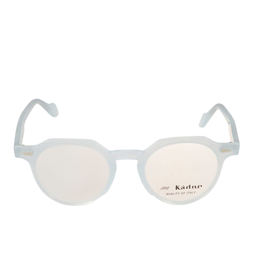 Amadeus Translucent Frosted Frame Sunglasses with Rounded Shape