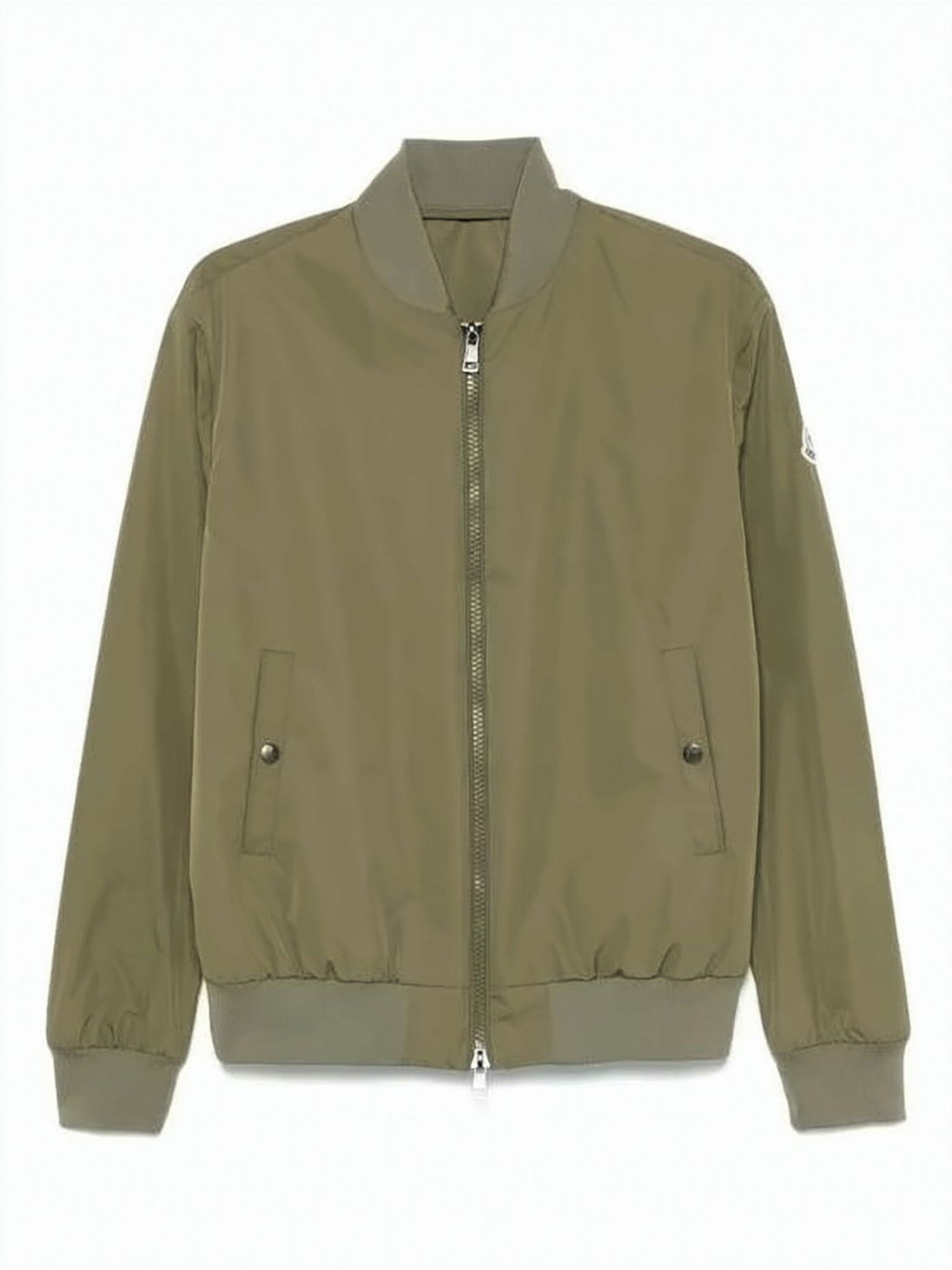 Bomber Jacket with Smooth Finish