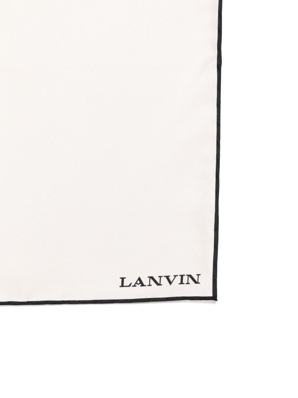 Off-White Silk Scarf