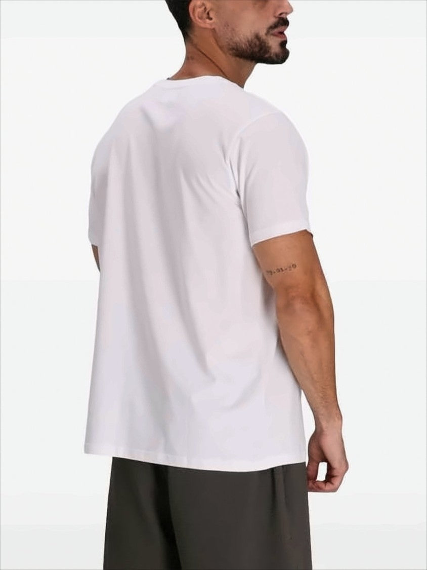Relaxed Fit White Cotton T-Shirt