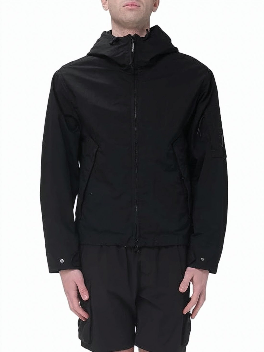 Functional Hooded Jacket with Flap Pockets