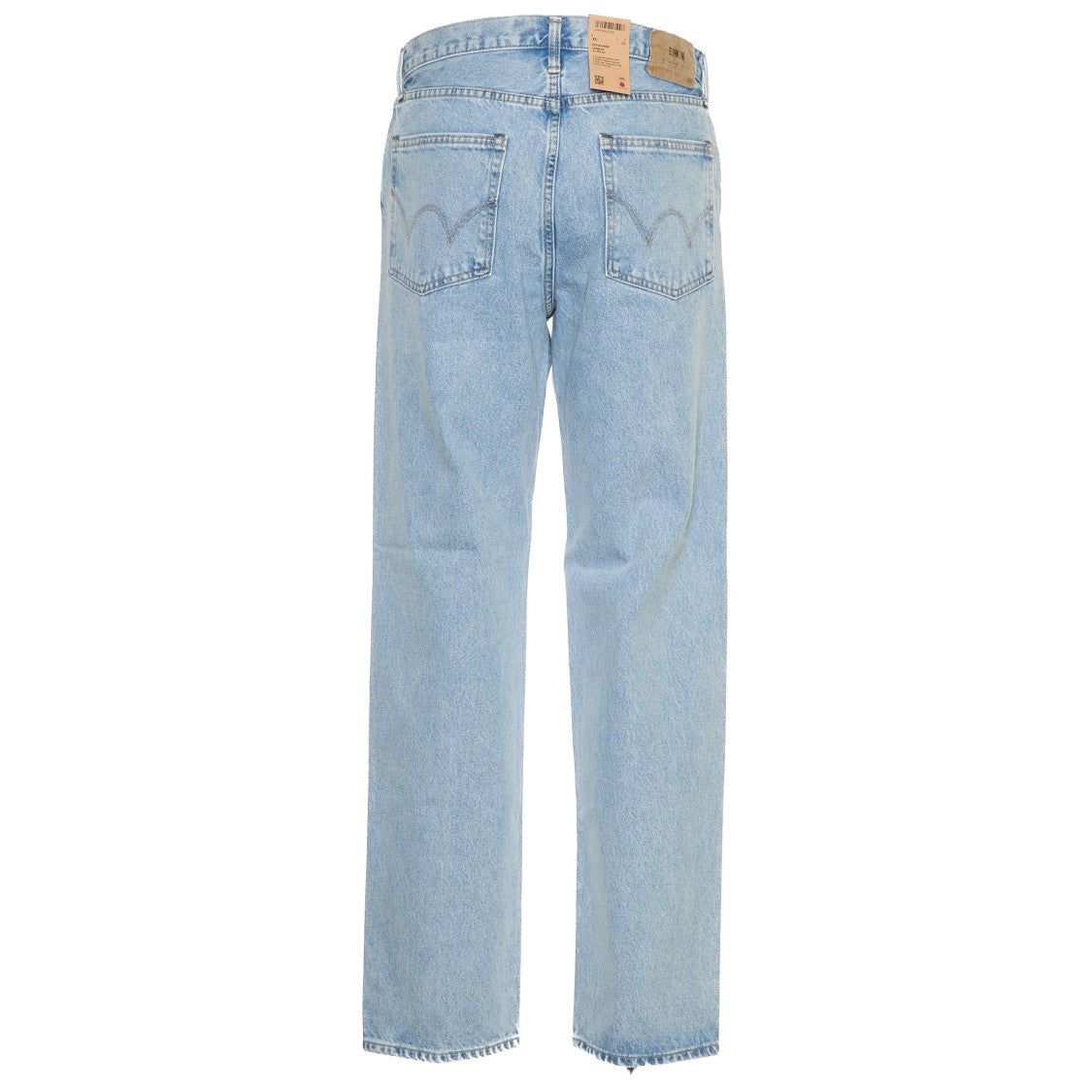 Loose-Fit Denim Jeans With Contrasting Embroidery