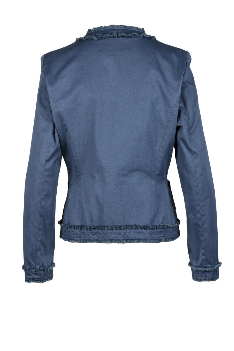 Bazar Delux Cotton Blazer Jacket - Blue