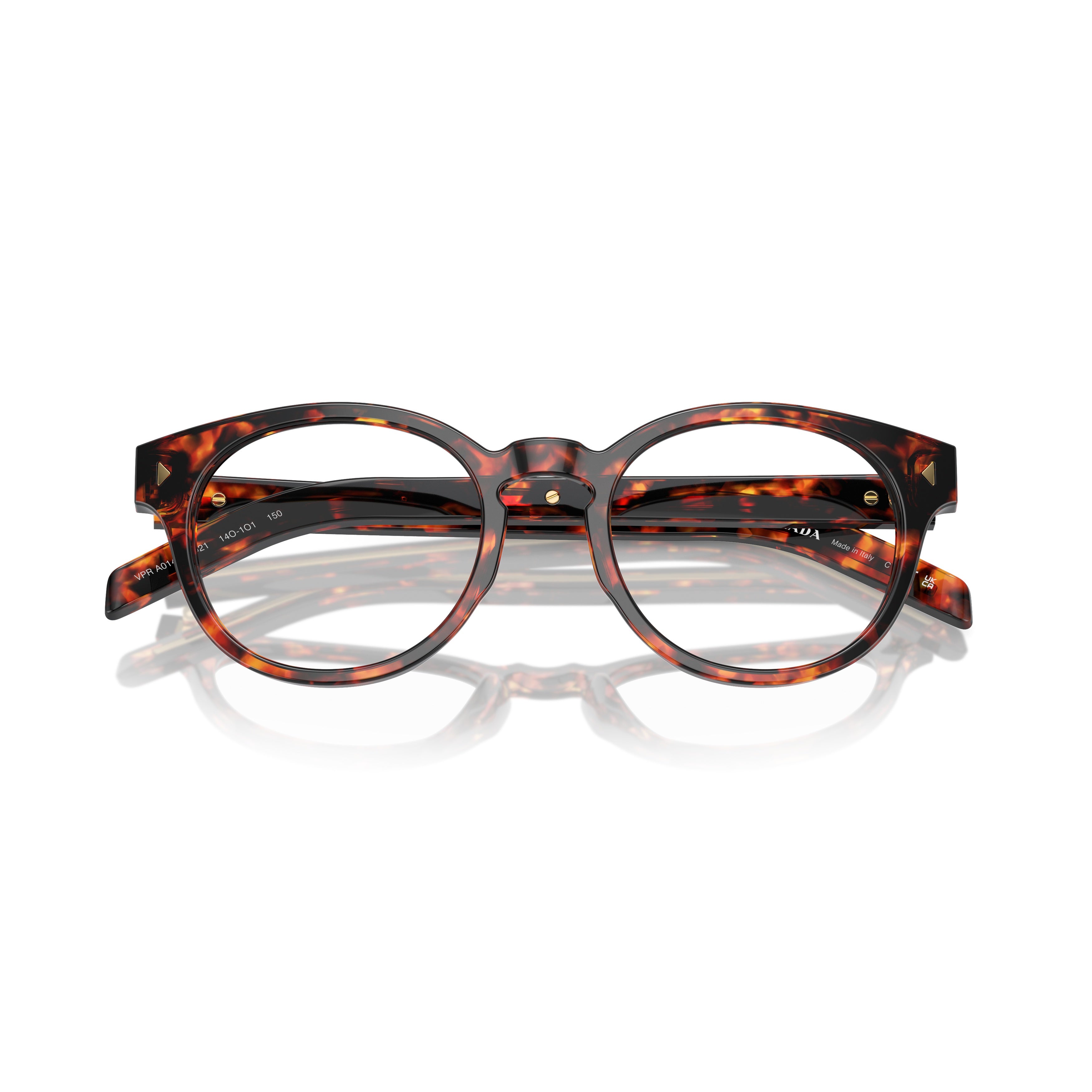 0pr A14v Round Acetate Eyeglasses