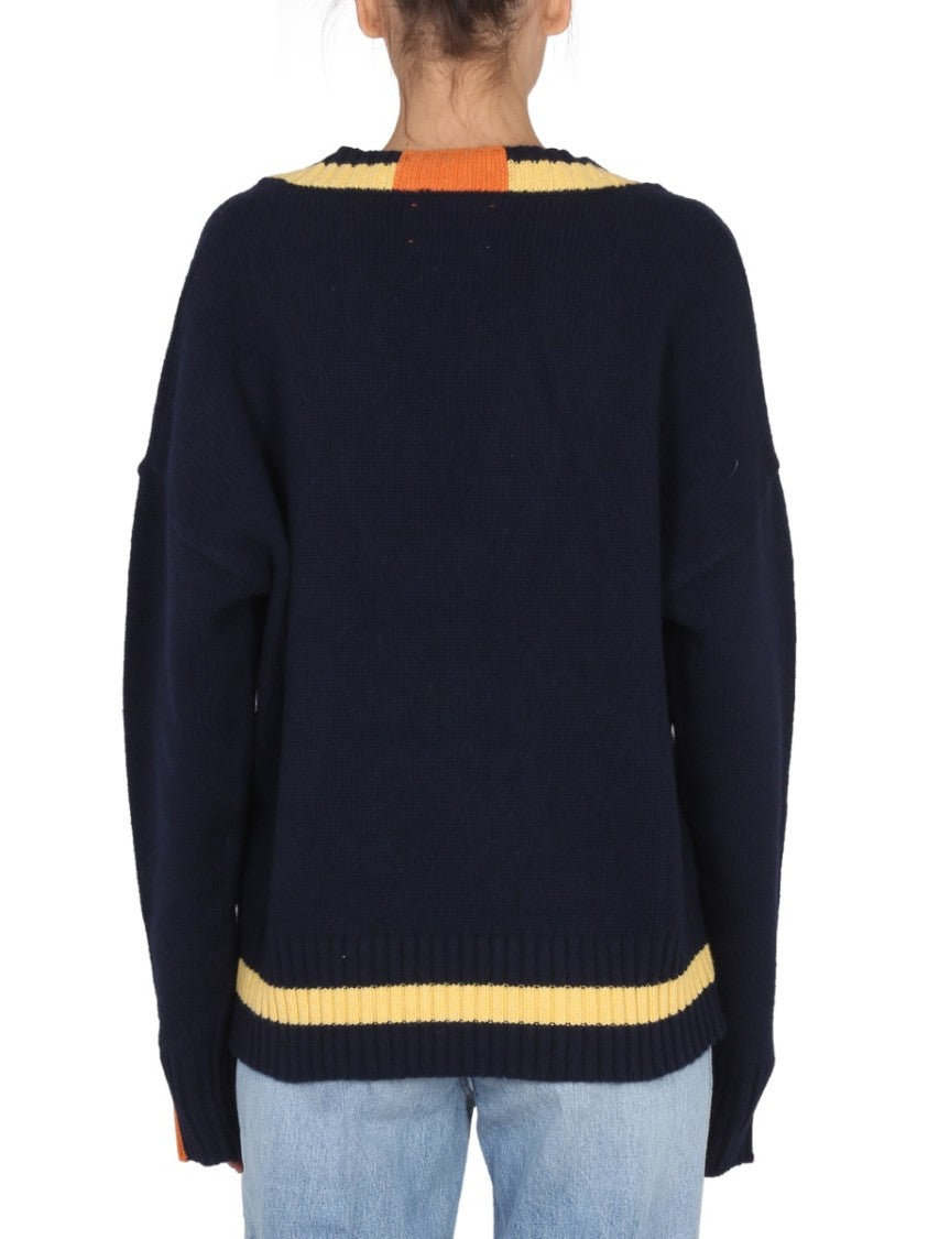Relaxed V-Neck Jersey