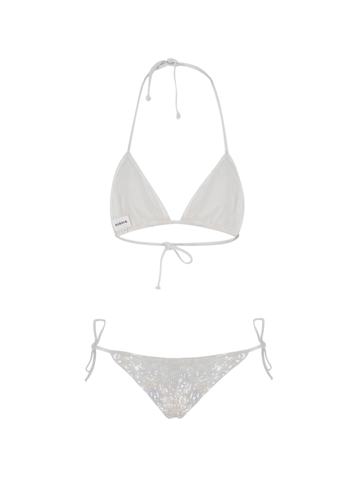 White Sequin Bikini