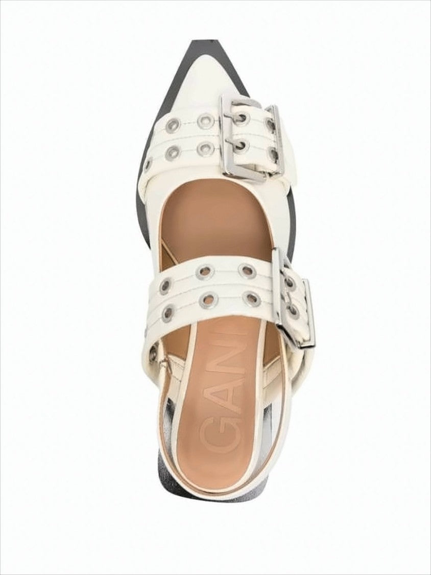 Pointed Toe Slingback Flats