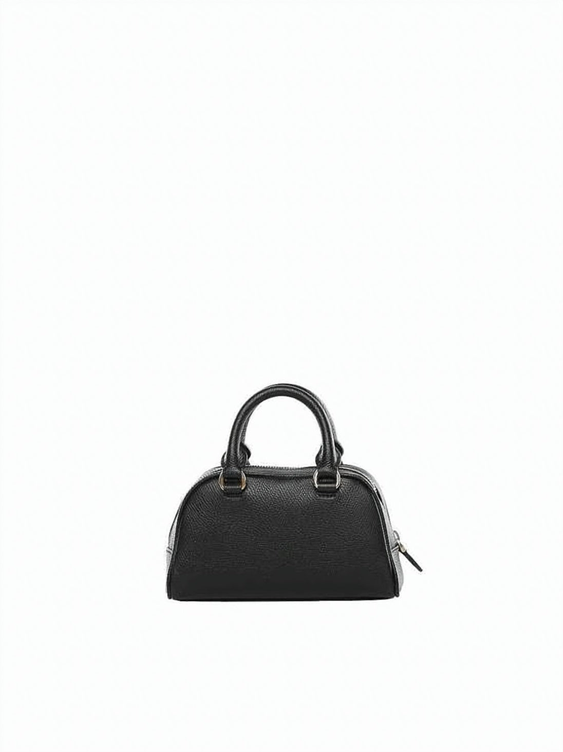Textured Calf Leather Shoulder Bag