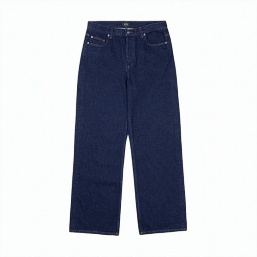 Straight-Leg Denim Pants