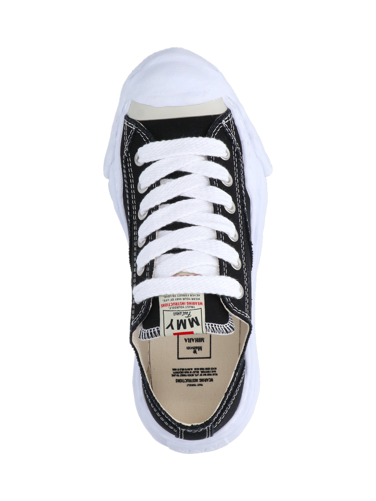 Black Hank OG Contrasting Stitching Sneakers