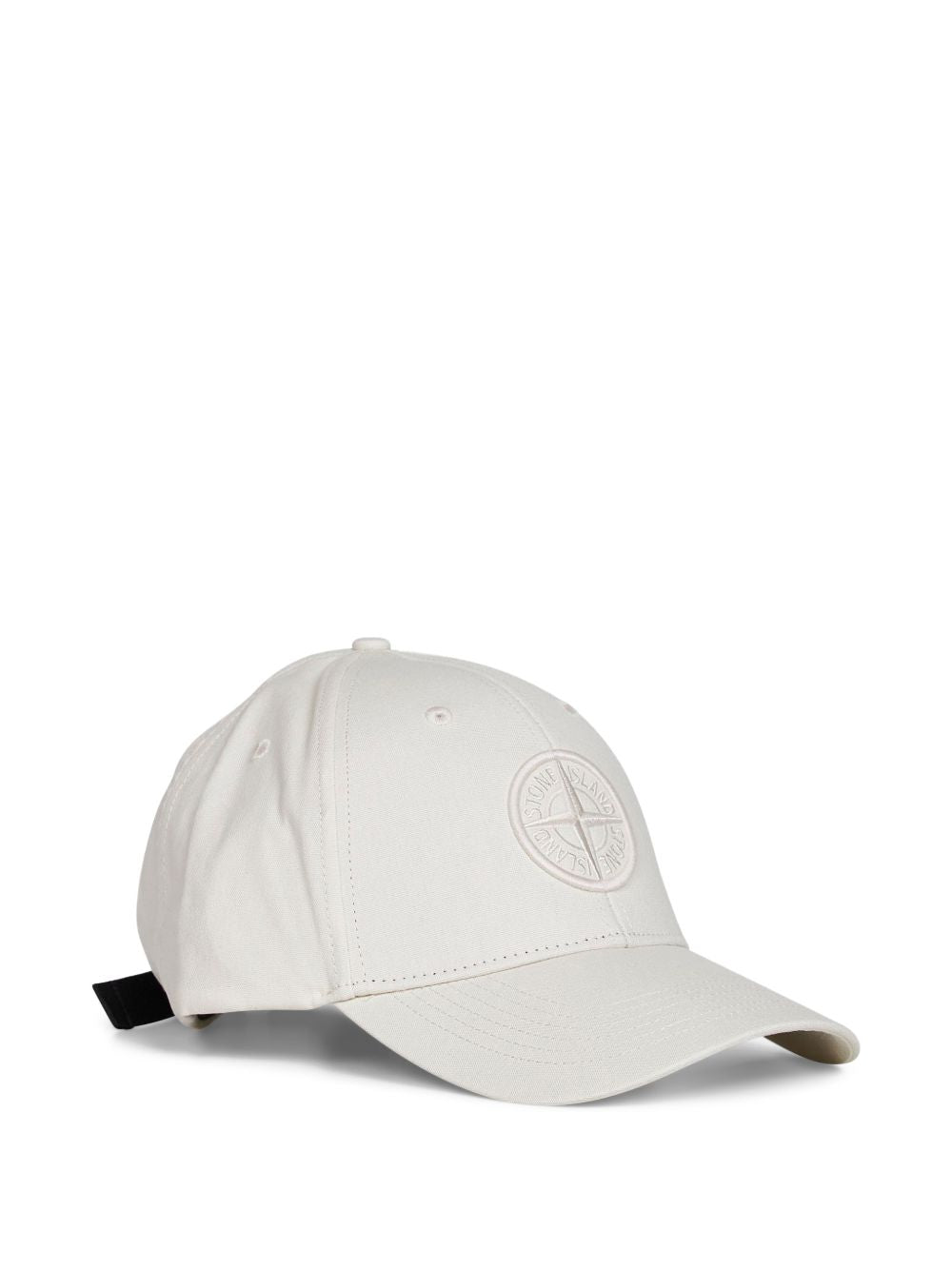 Adjustable White Cotton Twill Hat