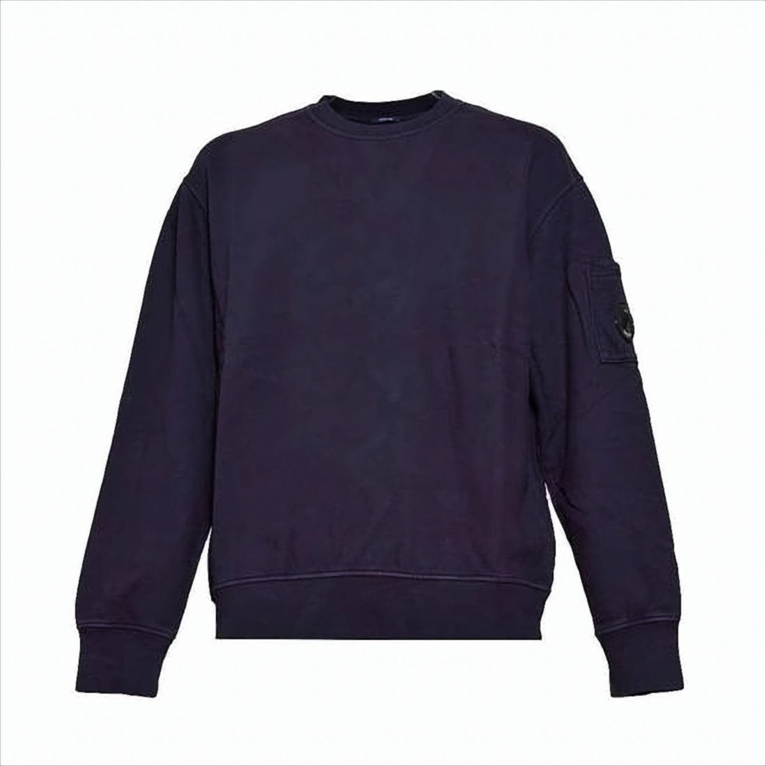 Long-Sleeve Crewneck Sweatshirt With Distinctive Pocket Detail