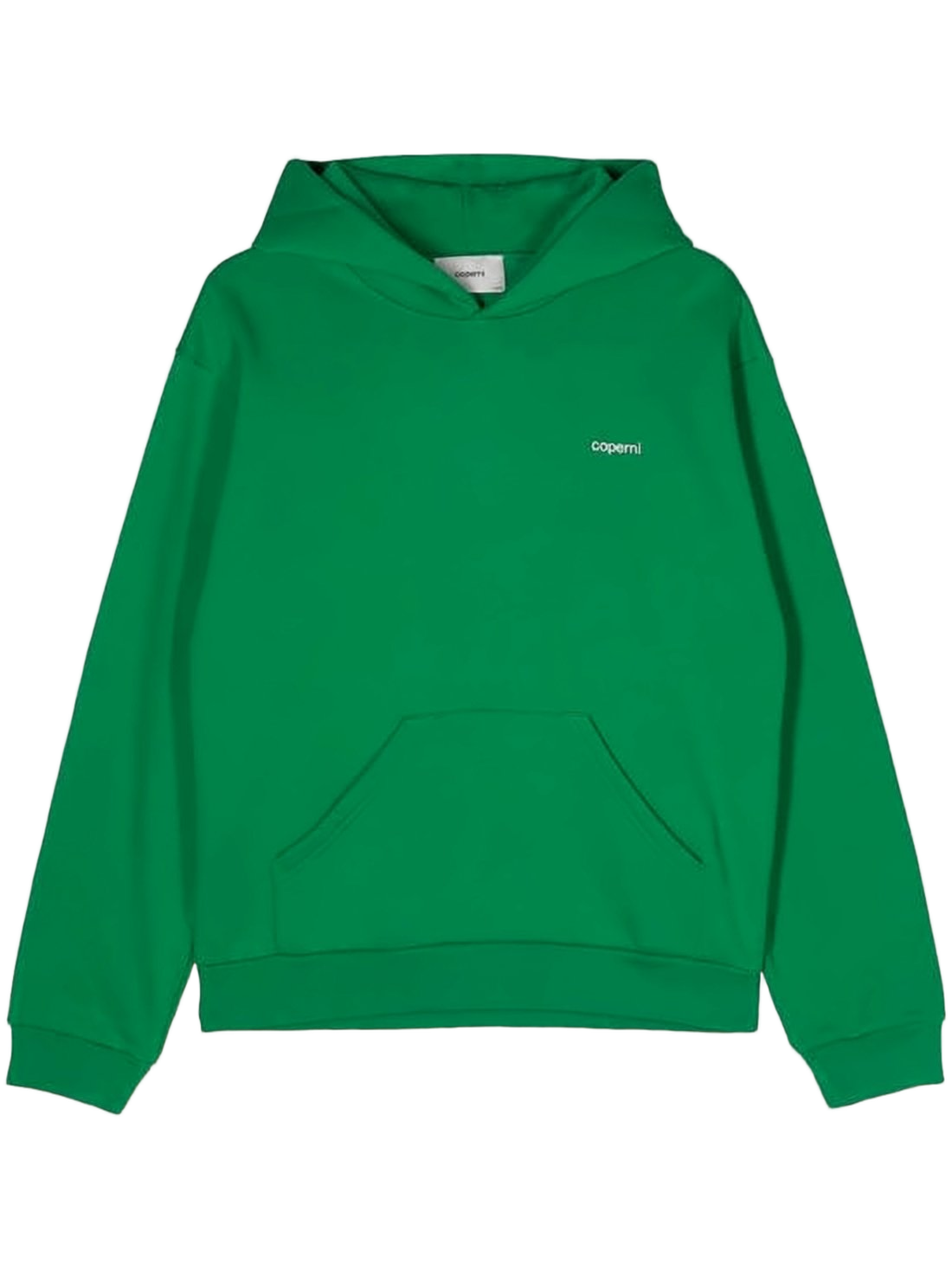 Green Hoodie with Abstract Graphic