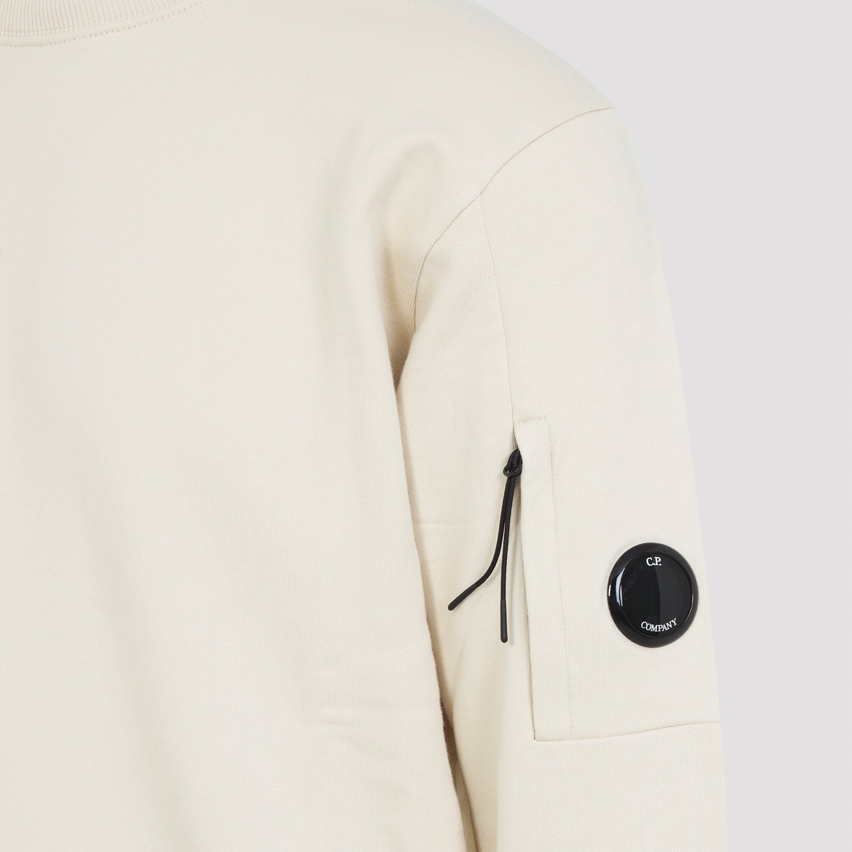 Soft Cream Brushed Cotton Sweatshirt