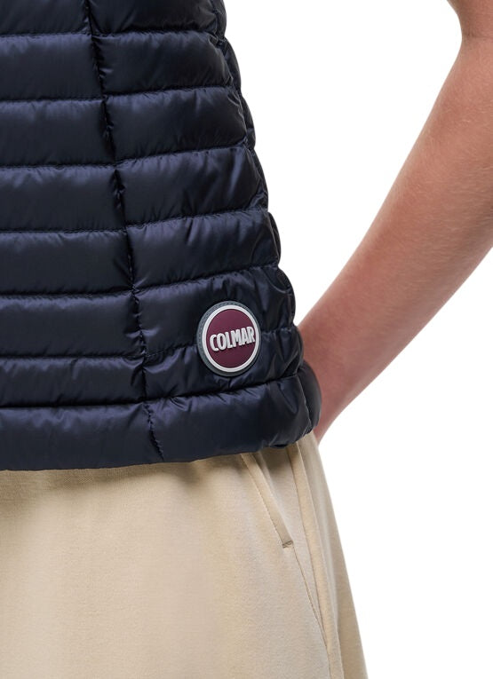 Lightweight Down Vest With Adjustable Hem