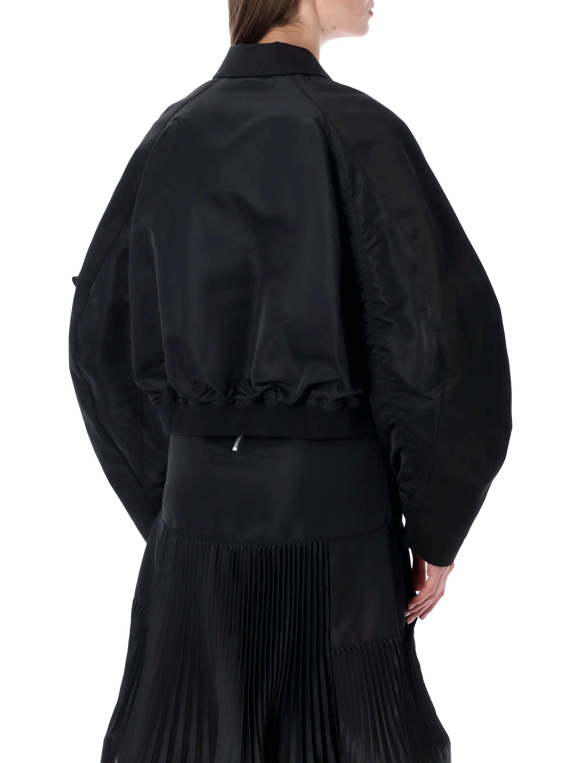 Chino Nylon Bomber Jacket