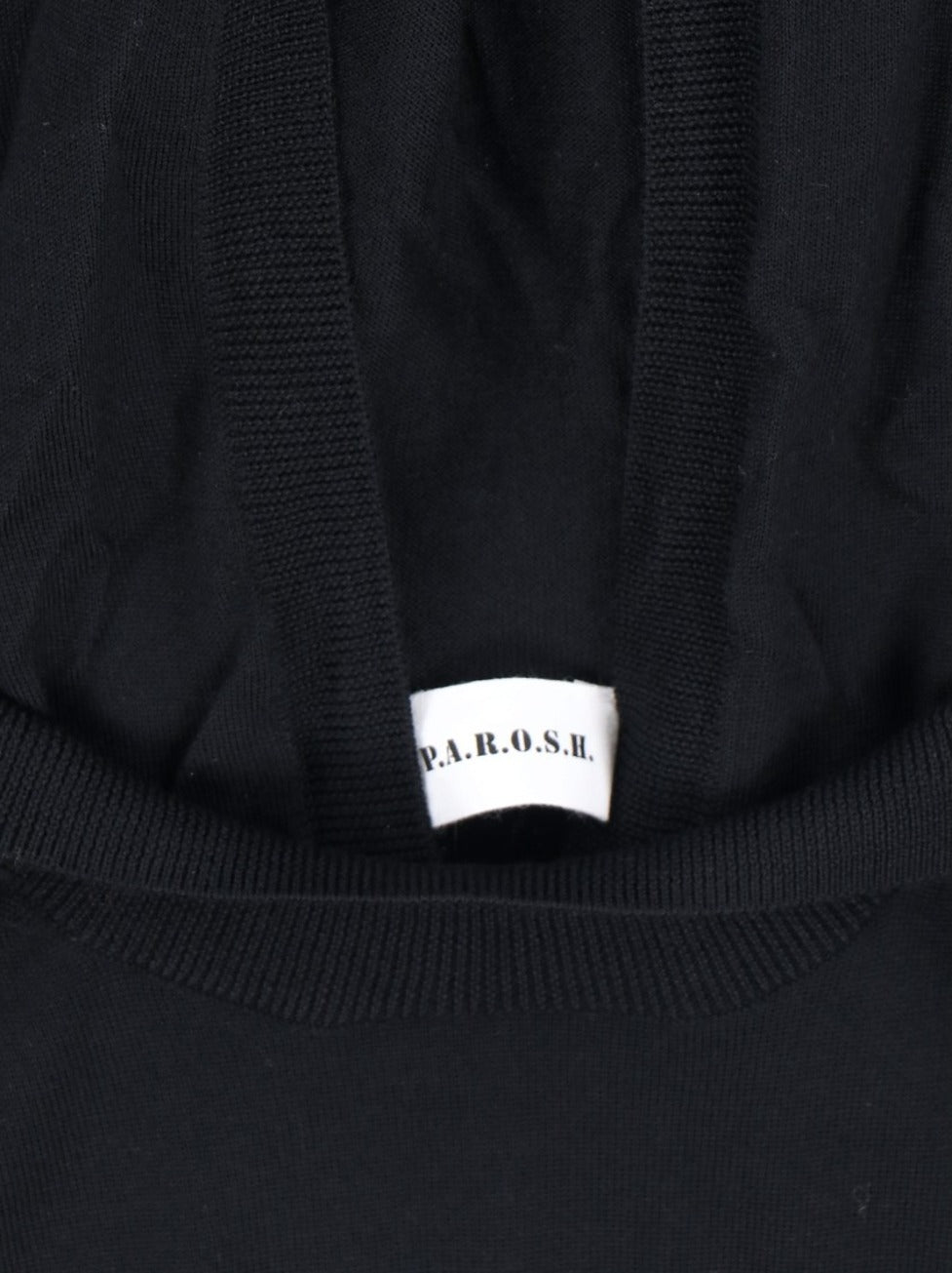 Relaxed Fit Black Sweater