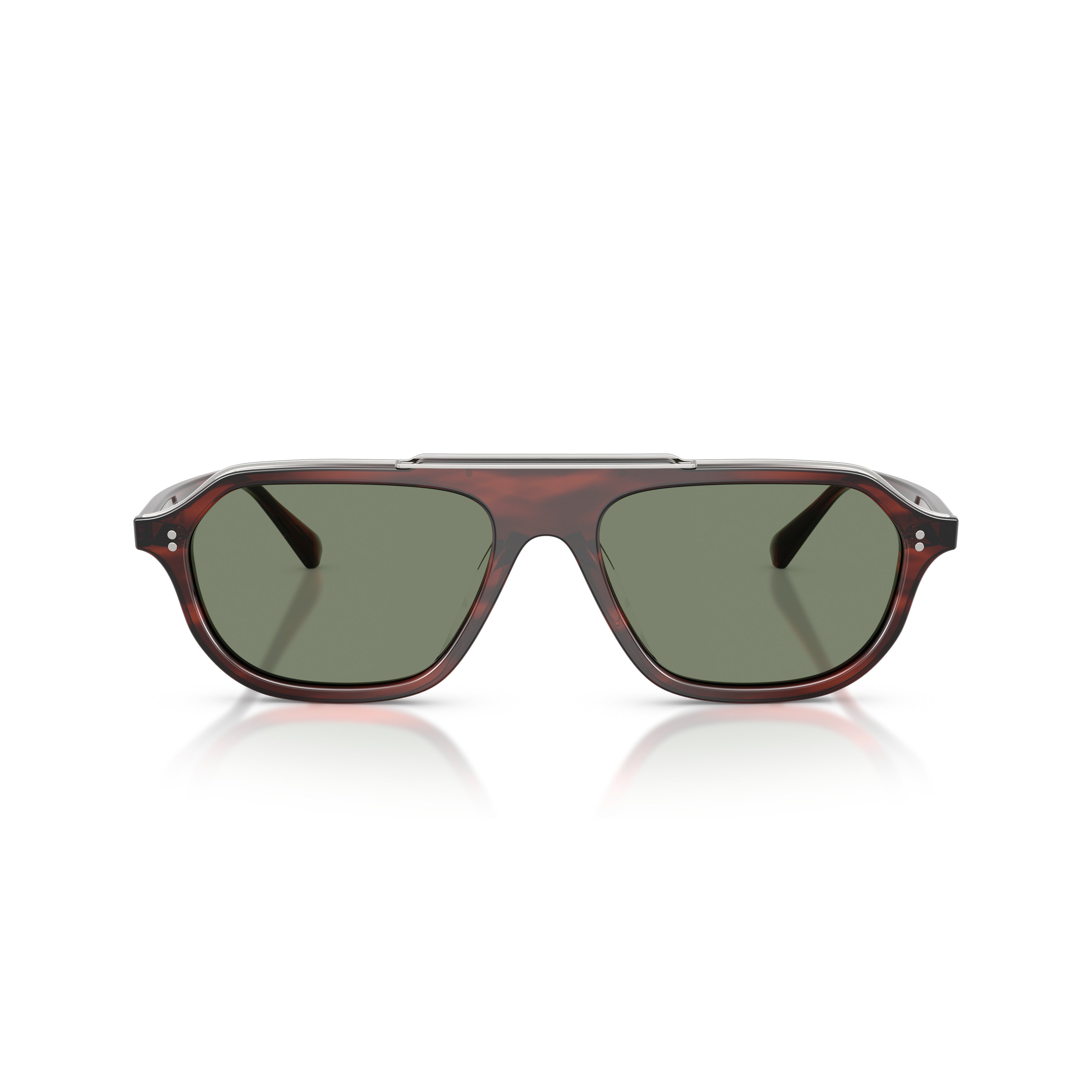 0ov5613su Bold Tortoiseshell Acetate Sunglasses with Angular Lenses