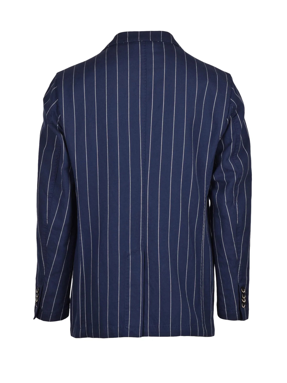 Round Jacket Linen/Cotton - Blue