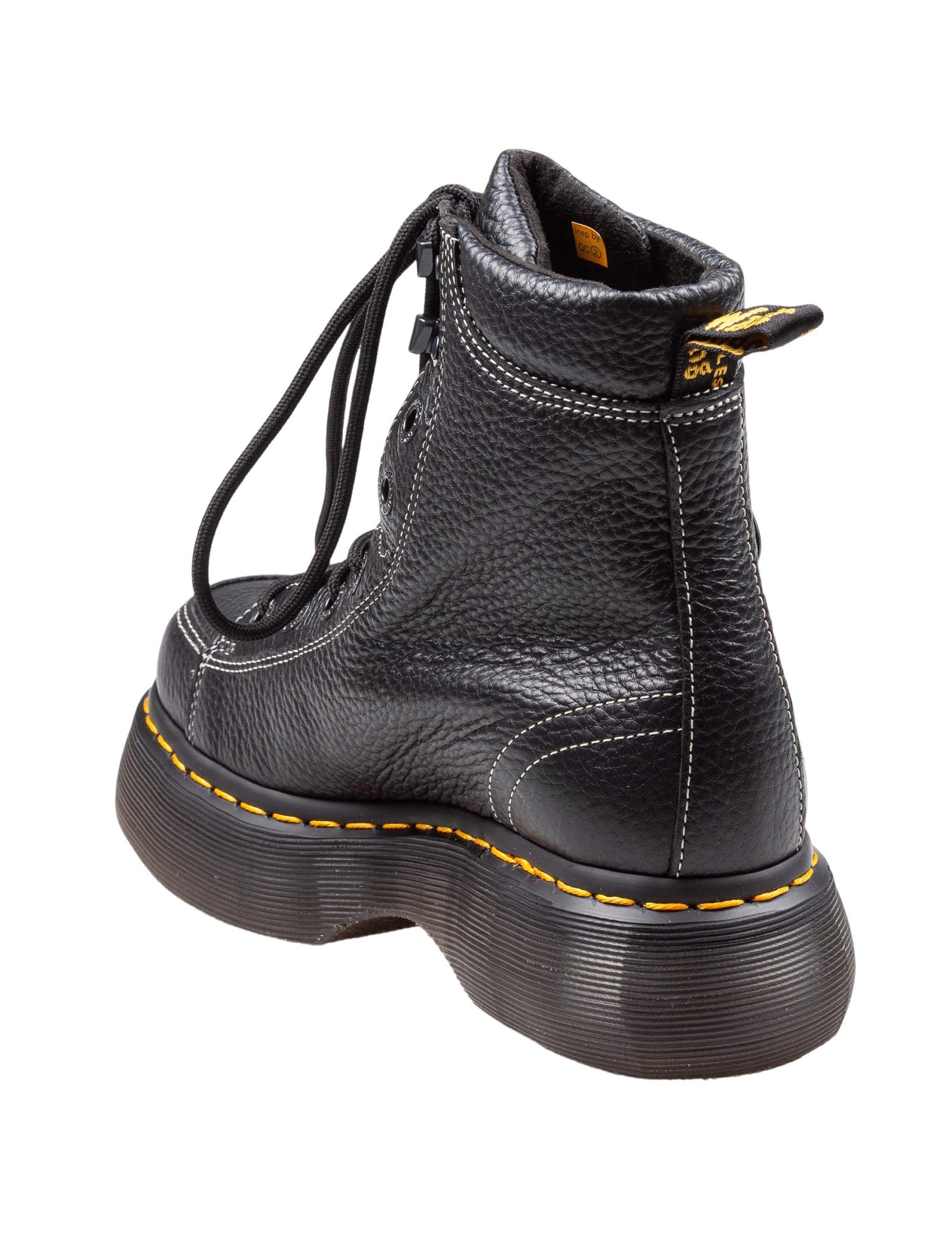 Buzz 8I 8-Eye Leather Ankle Boot, Black