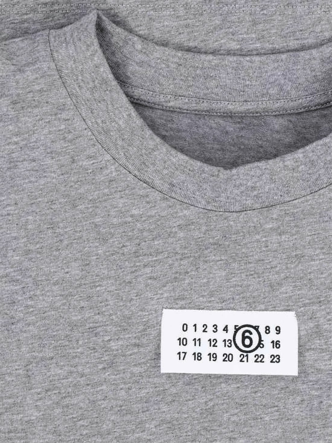 Heather Grey Cotton Jersey T-Shirt