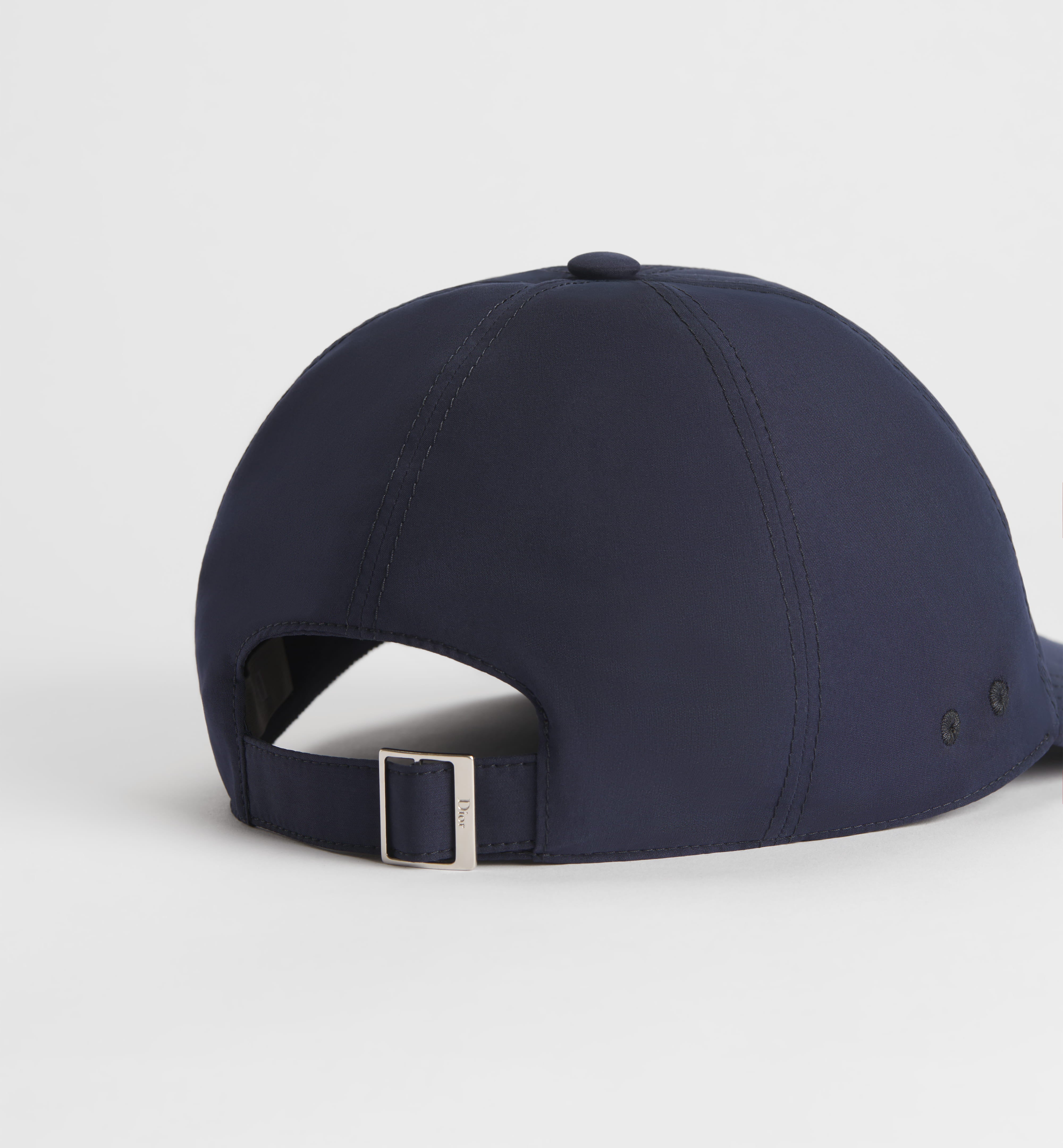 Classic Blue Baseball Cap With Curved Brim