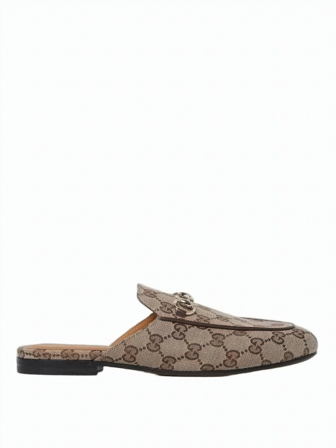 Canvas Upper Slip-On Loafers With Metallic Horsebit Detail