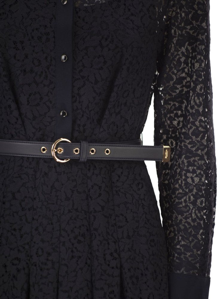 Mstricordo Lace Silk Shirt Dress