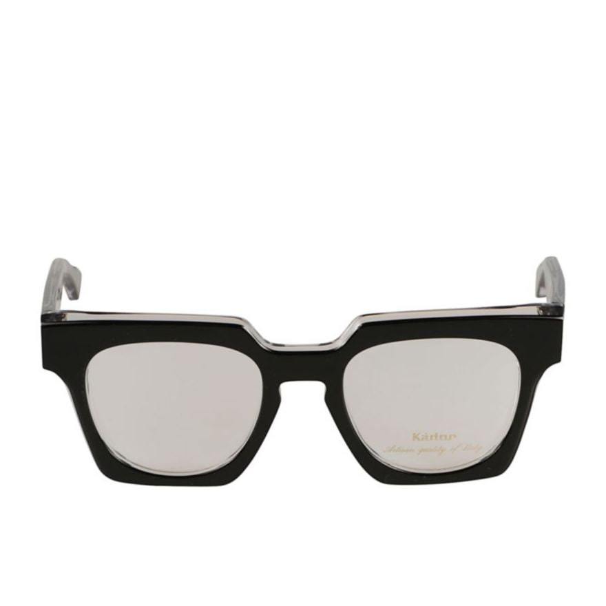 Tanya Glossy Black Square Frame Sunglasses