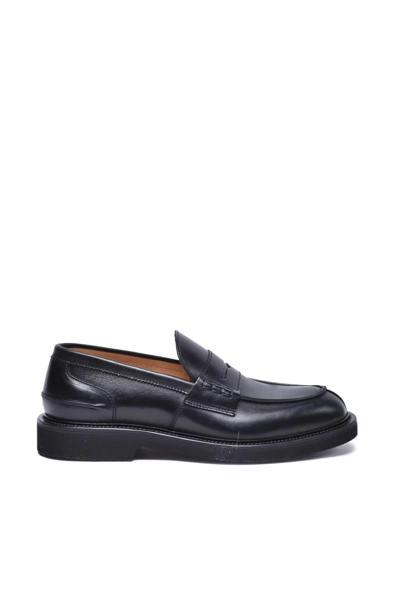 Loafers with Rubber Sole - Black
