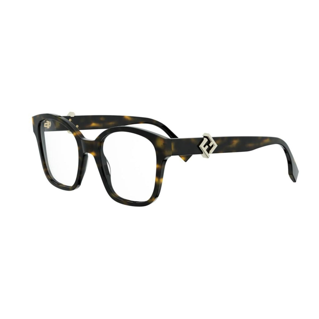 Fe50135i Bold Tortoiseshell Square Frame Eyeglasses