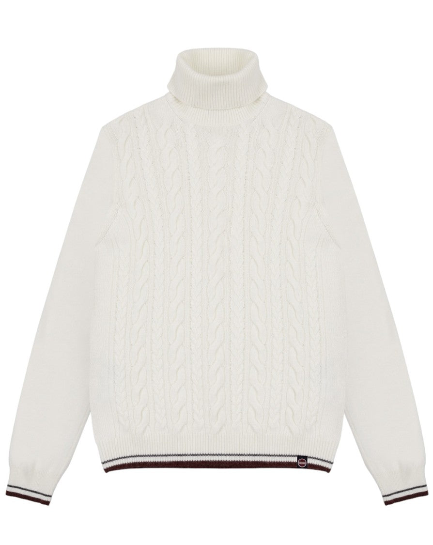 Soft Yarn-Dyed Wool And Cashmere Blend Sweater