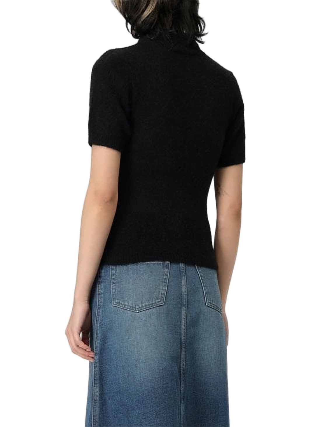 Fitted Alpaca Blend Turtleneck Sweater