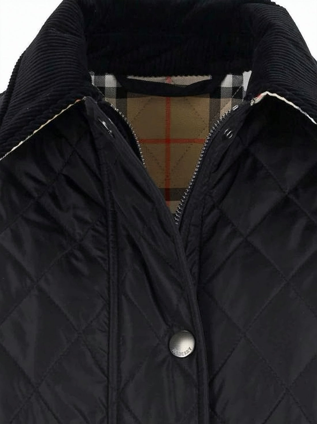 Quilted Nylon Half Jacket