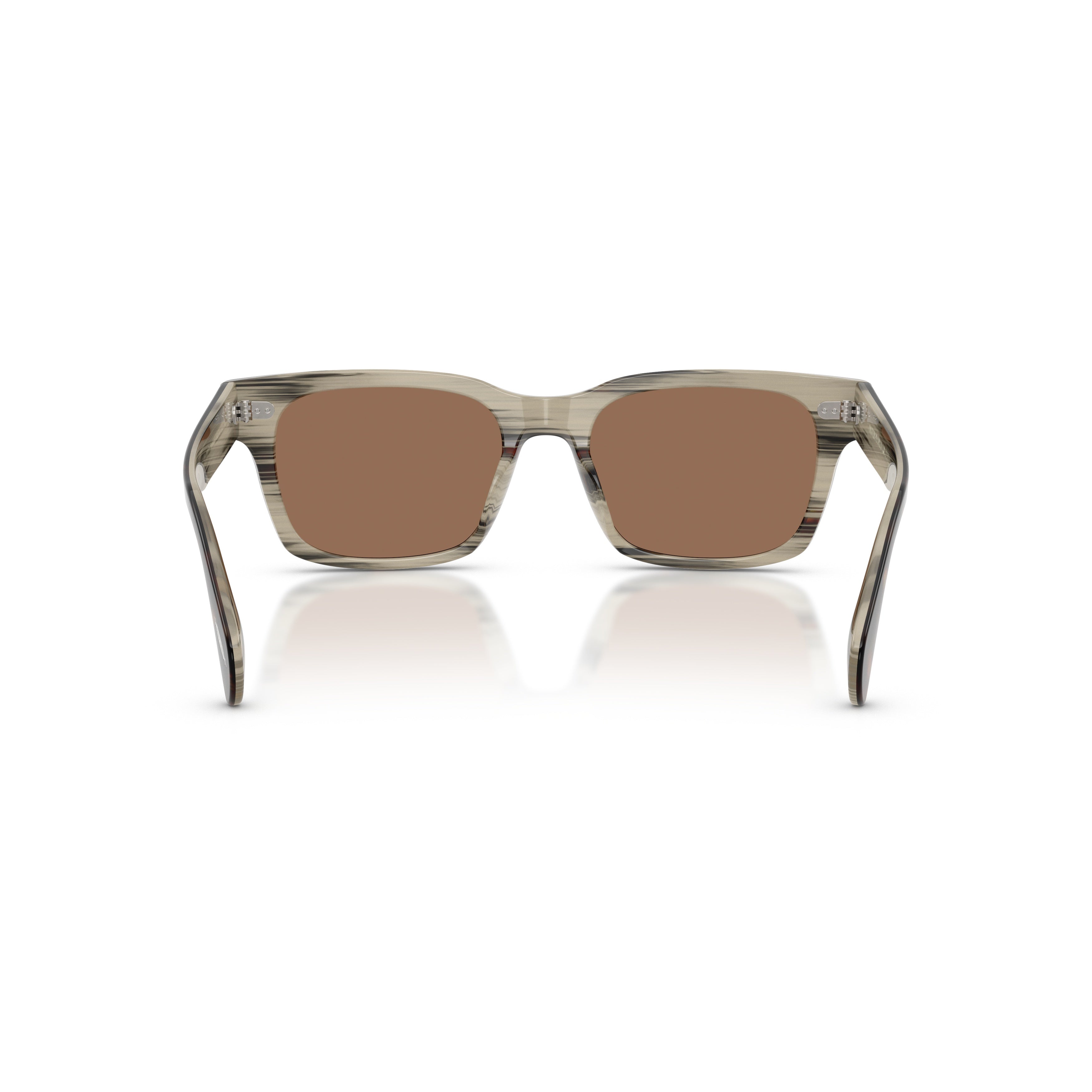 0ov5332su Rectangular Tortoiseshell Sunglasses with Translucent Inner Arms