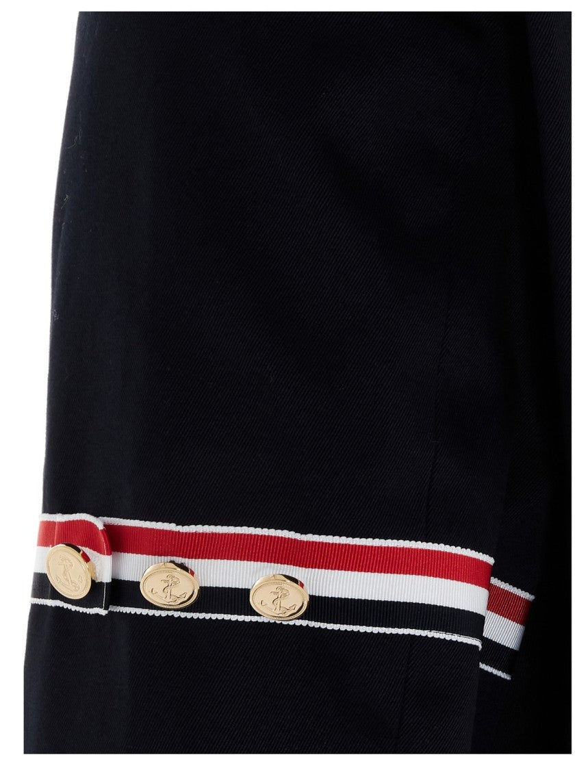 Classic Tailored Blazer with Distinctive Arm Bands