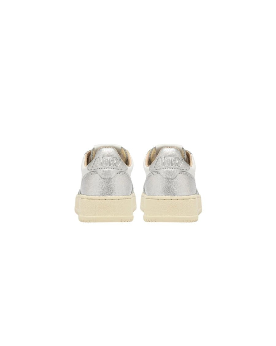 Medalist Low Two-Tone Sneakers in White