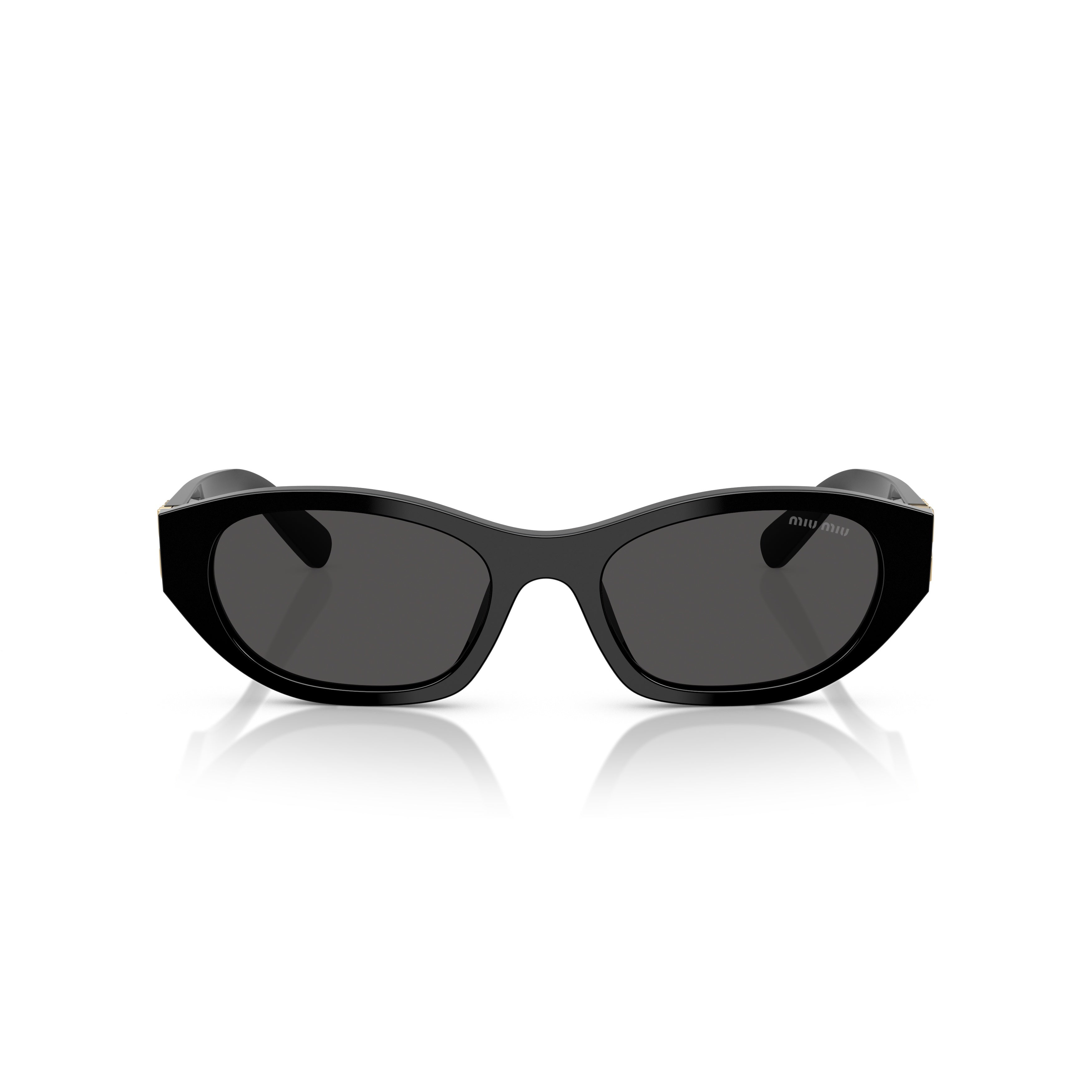 0mu A03s Rectangular Black Acetate Sunglasses