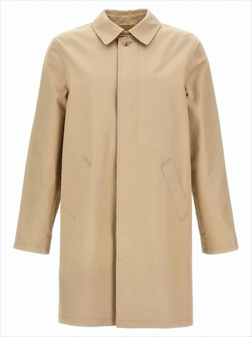 Cotton Coat with Minimalist Design