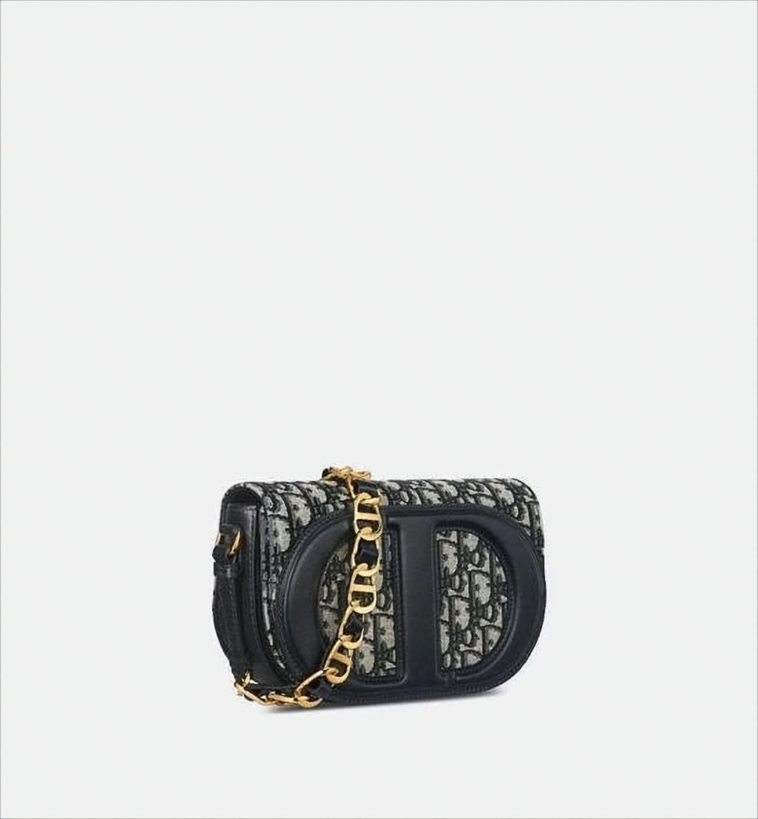 Canvas Monogram Shoulder Bag