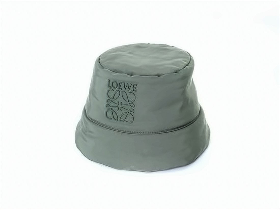 Nylon Bucket Hat with Tonal Embroidered Logo