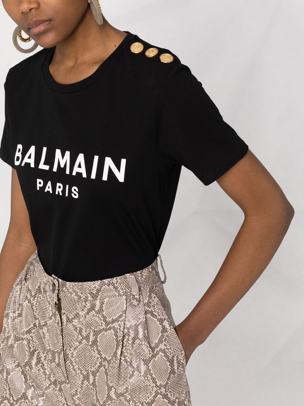 Short-Sleeved Cotton Top